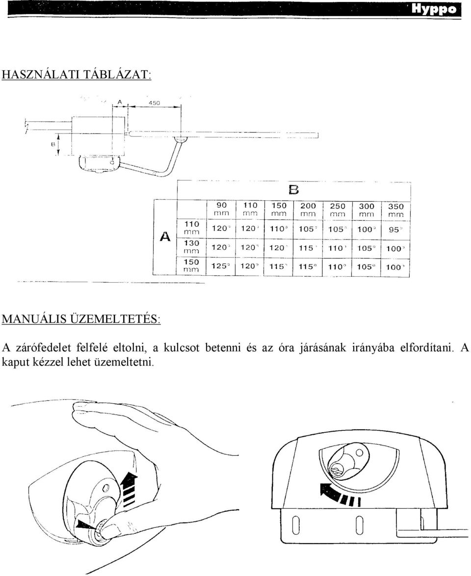 eltolni, a kulcsot betenni és az óra