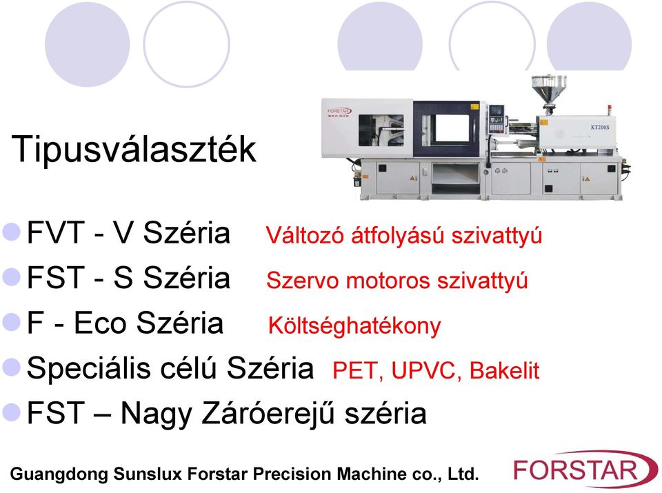 szivattyú F - Eco Széria Költséghatékony