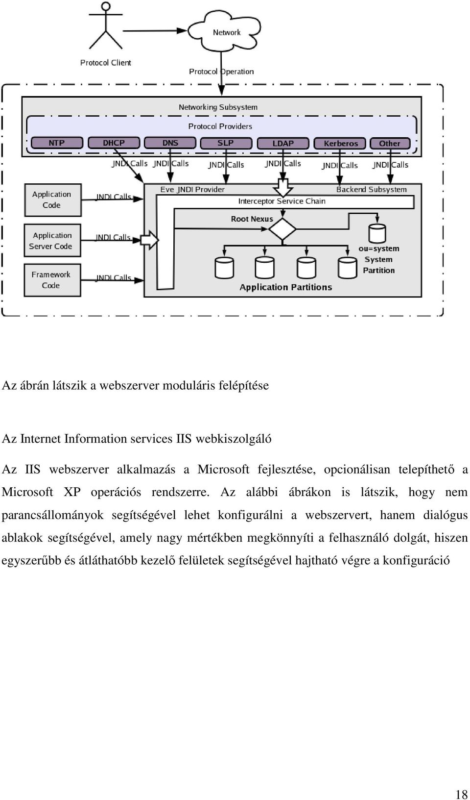 Az alábbi ábrákon is látszik, hogy nem parancsállományok segítségével lehet konfigurálni a webszervert, hanem dialógus ablakok