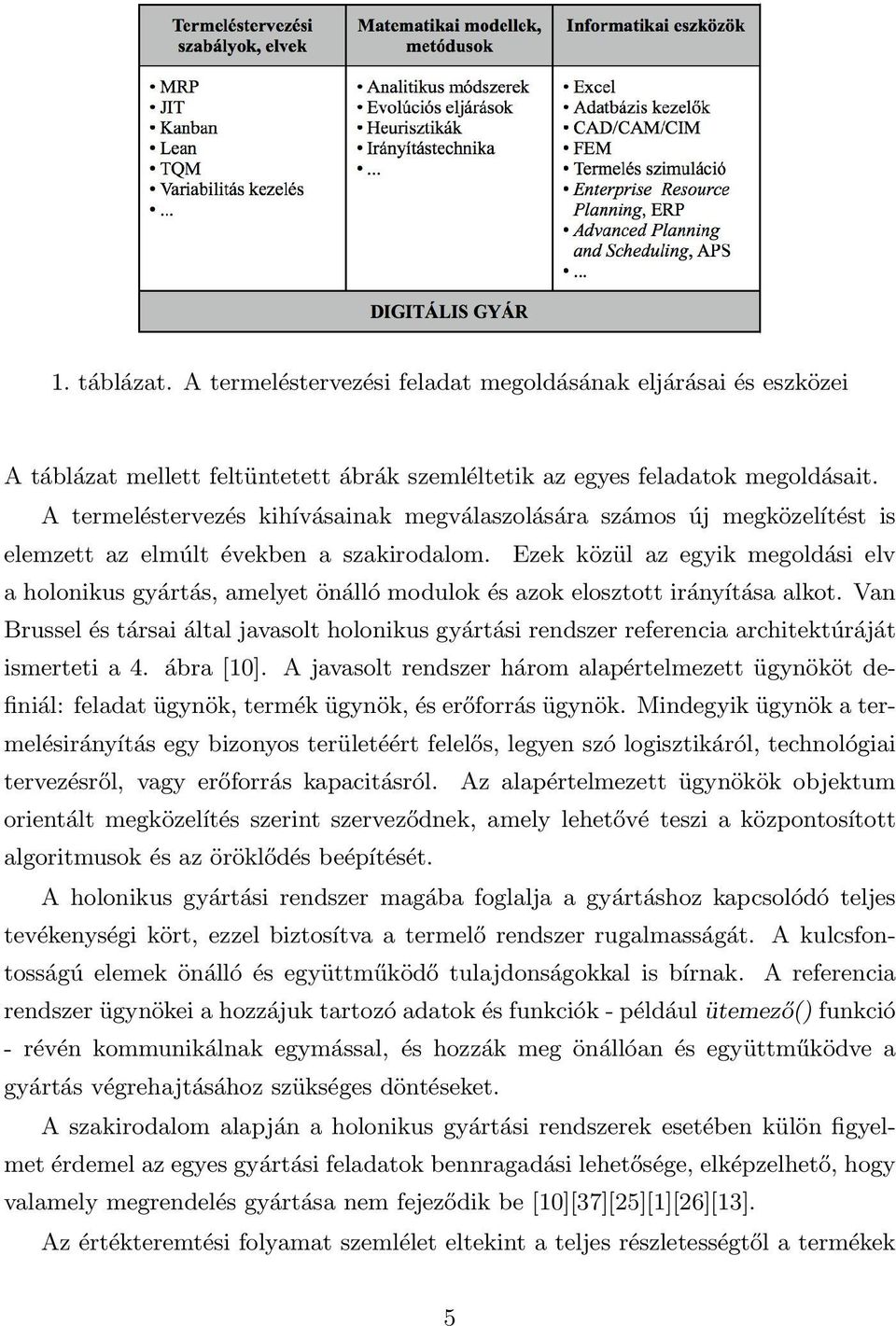 Ezek közül az egyik megoldási elv a holonikus gyártás, amelyet önálló modulok és azok elosztott irányítása alkot.