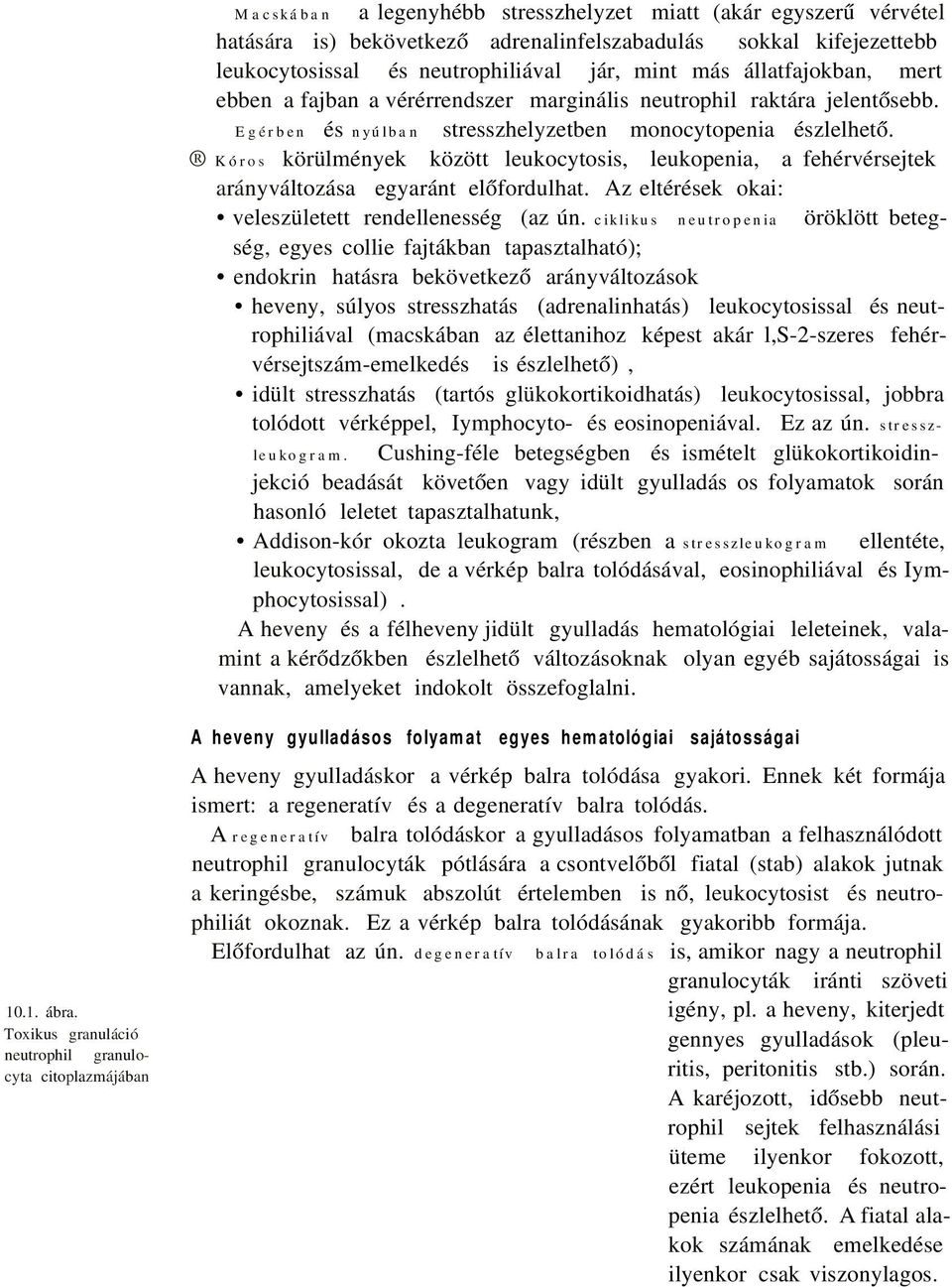 Kóros körülmények között leukocytosis, leukopenia, a fehérvérsejtek arányváltozása egyaránt előfordulhat. Az eltérések okai: veleszületett rendellenesség (az ún.