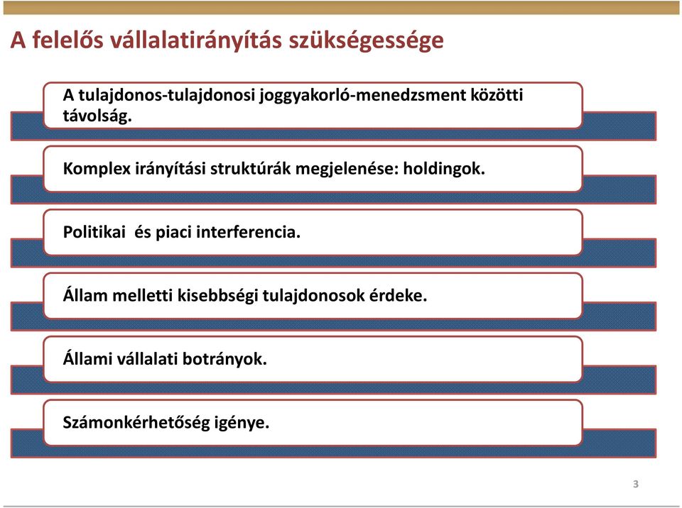 Komplex irányítási struktúrák megjelenése: holdingok.