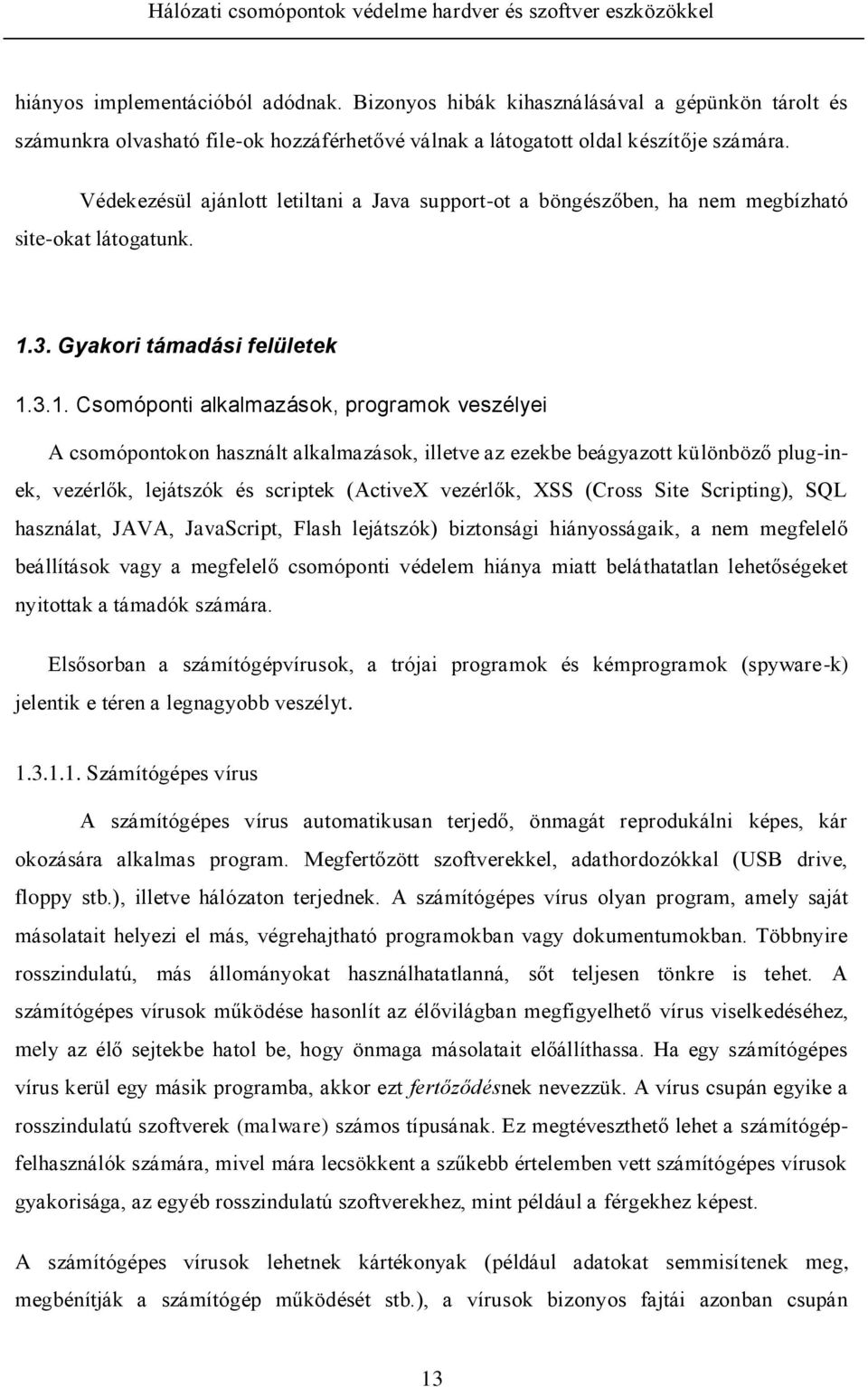 3. Gyakori támadási felületek 1.