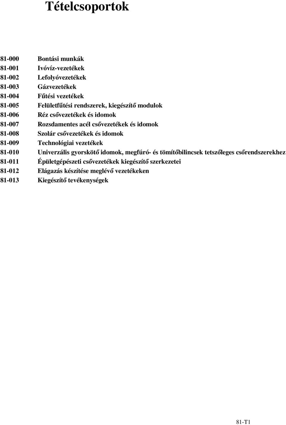 Rozsdamentes acél csővezetékek és idomok Szolár csővezetékek és idomok Technológiai vezetékek Univerzális gyorskötő idomok, megfúró- és