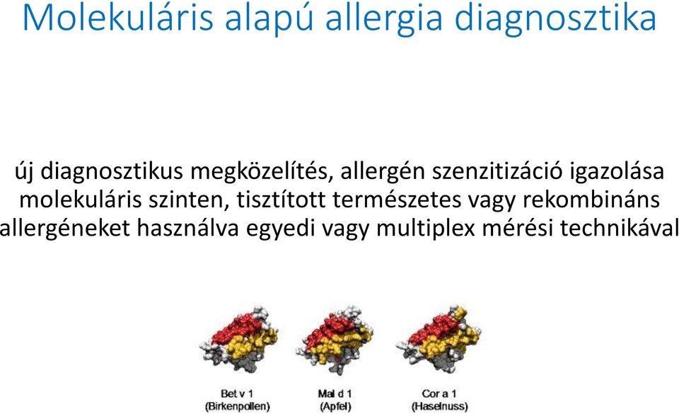 molekuláris szinten, tisztított természetes vagy