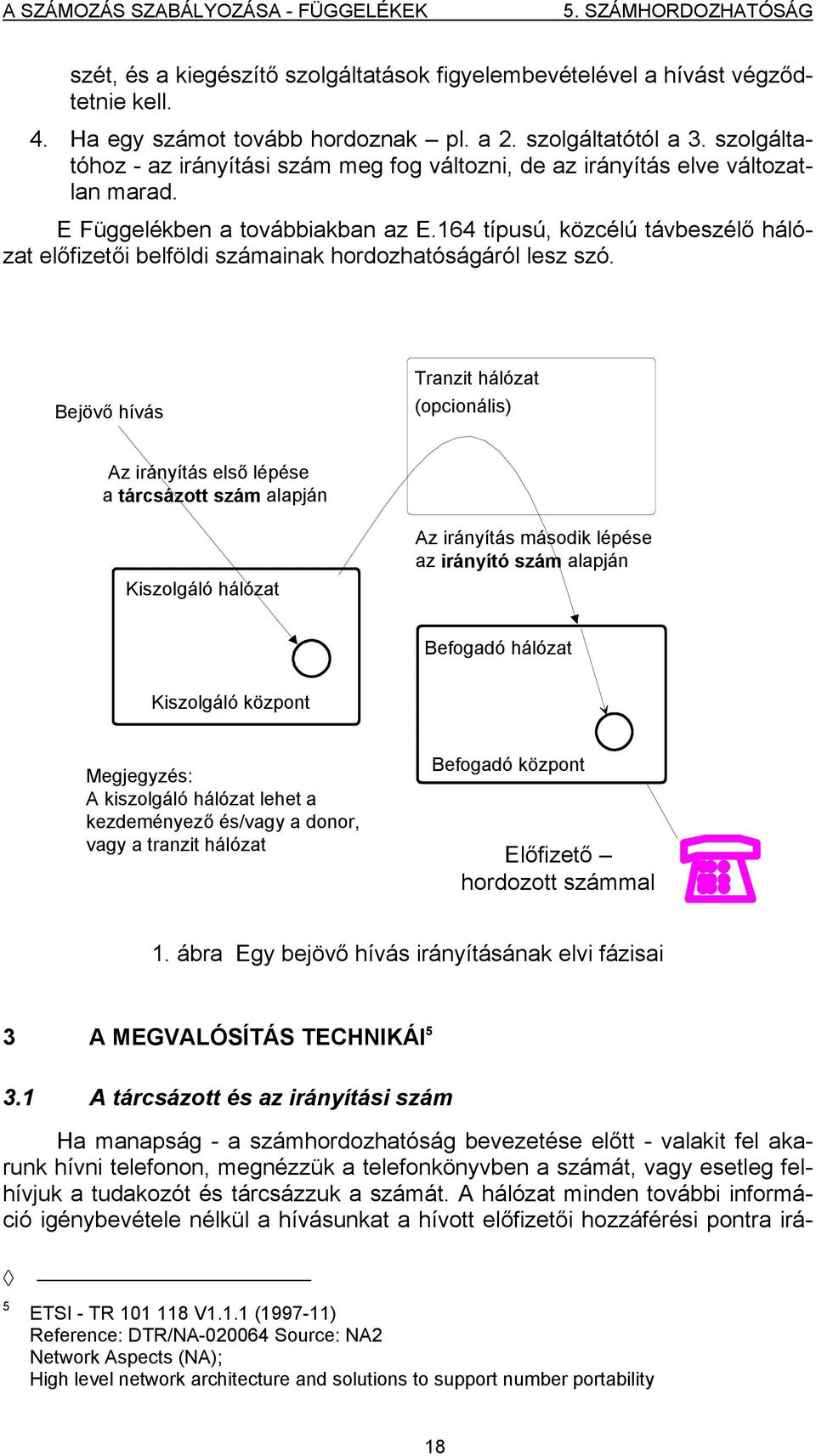 164 típusú, közcélú távbeszélő hálózat előfizetői belföldi számainak hordozhatóságáról lesz szó.