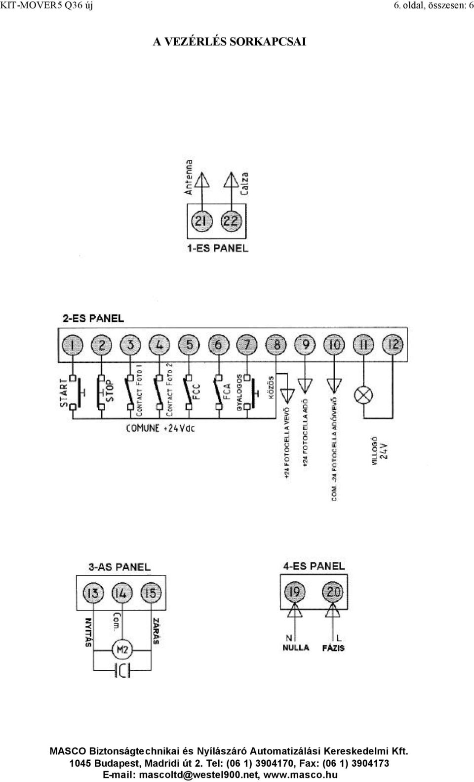 összesen: 6 A