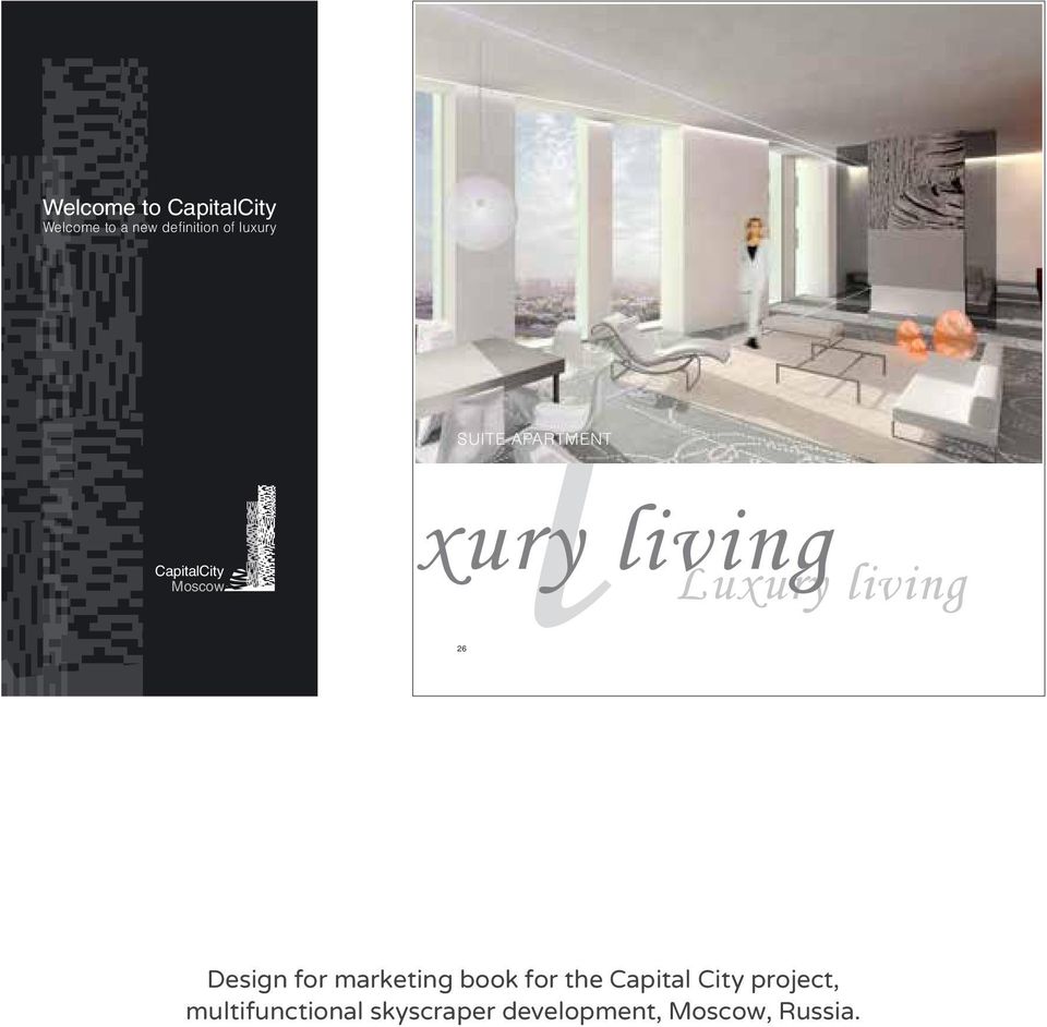 Design for marketing book for the Capital City project,