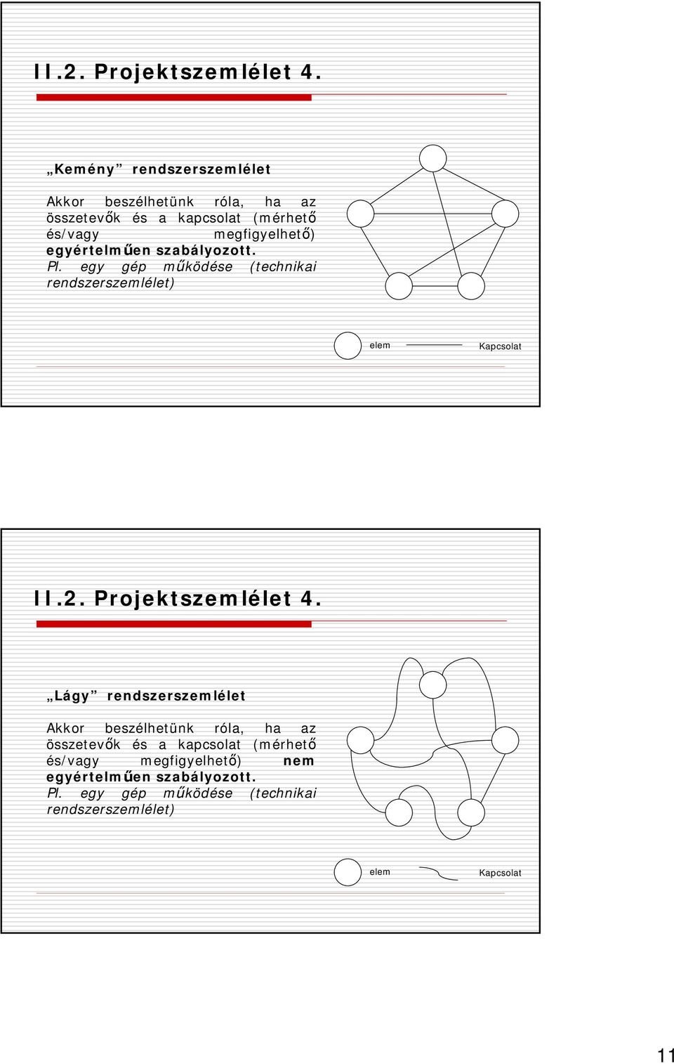 egyértelműen szabályozott. Pl.