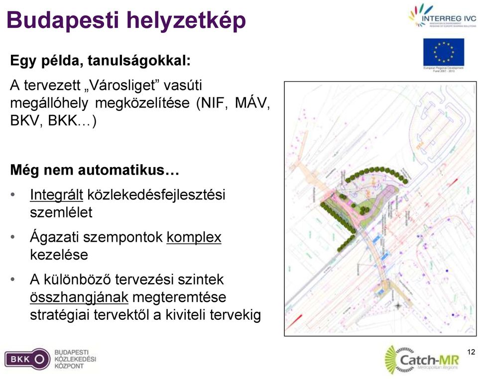 közlekedésfejlesztési szemlélet Ágazati szempontok komplex kezelése A különböző