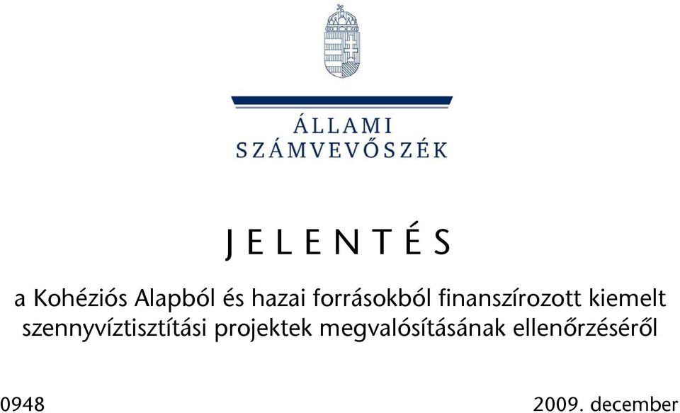 szennyvíztisztítási projektek