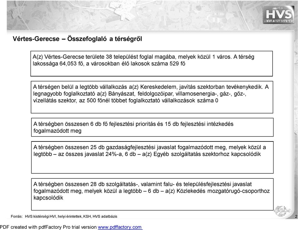 A legnagyobb foglalkoztató a(z) Bányászat, feldolgozóipar, villamosenergia-, gáz-, gőz-, vízellátás szektor, az 500 főnél többet foglalkoztató vállalkozások száma 0 A térségben összesen 6 db fő