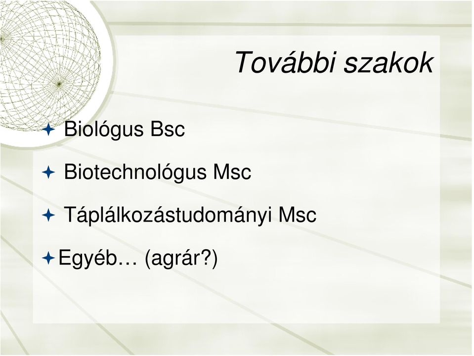 Biotechnológus Msc