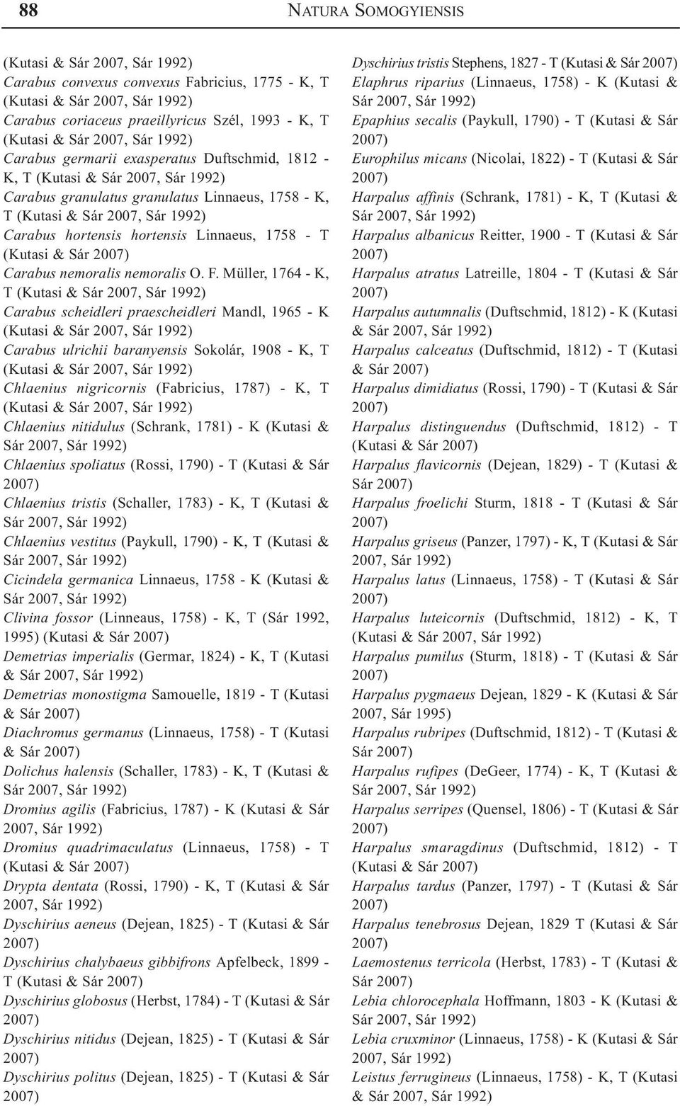 (Kutasi & Sár Carabus nemoralis nemoralis O. F.