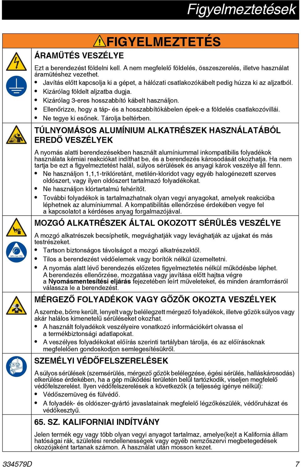 Ellenőrizze, hogy a táp- és a hosszabbítókábelen épek-e a földelés csatlakozóvillái. Ne tegye ki esőnek. Tárolja beltérben.