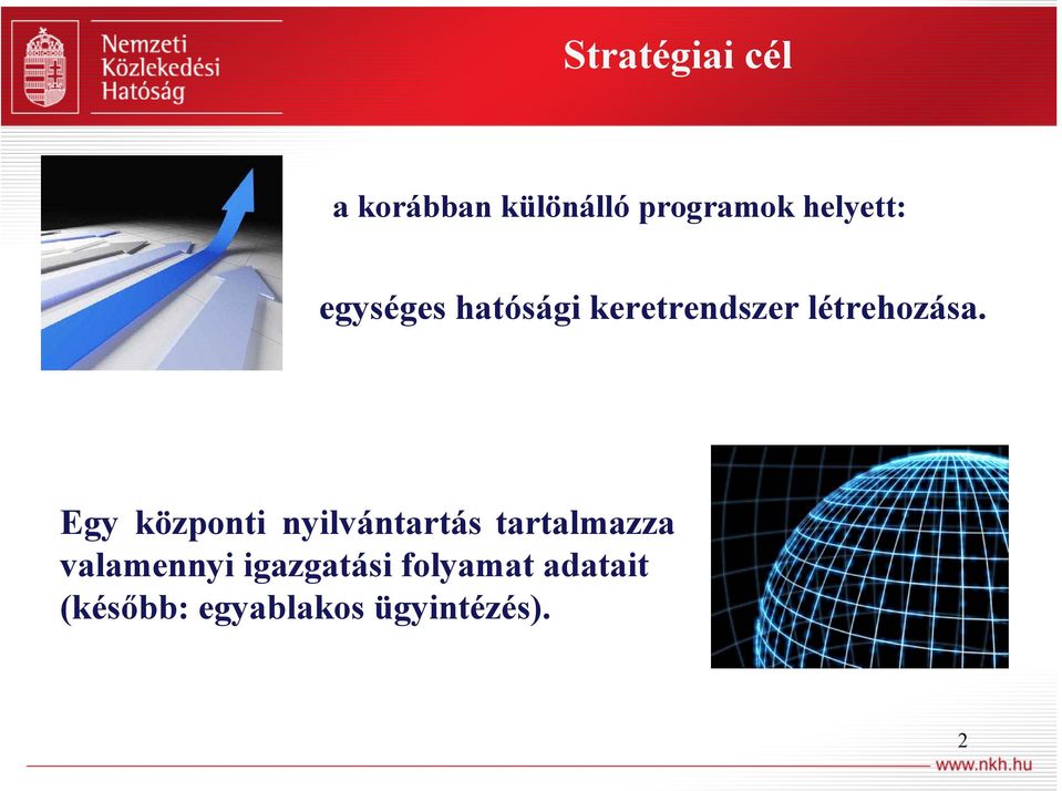 Egy központi nyilvántartás tartalmazza valamennyi