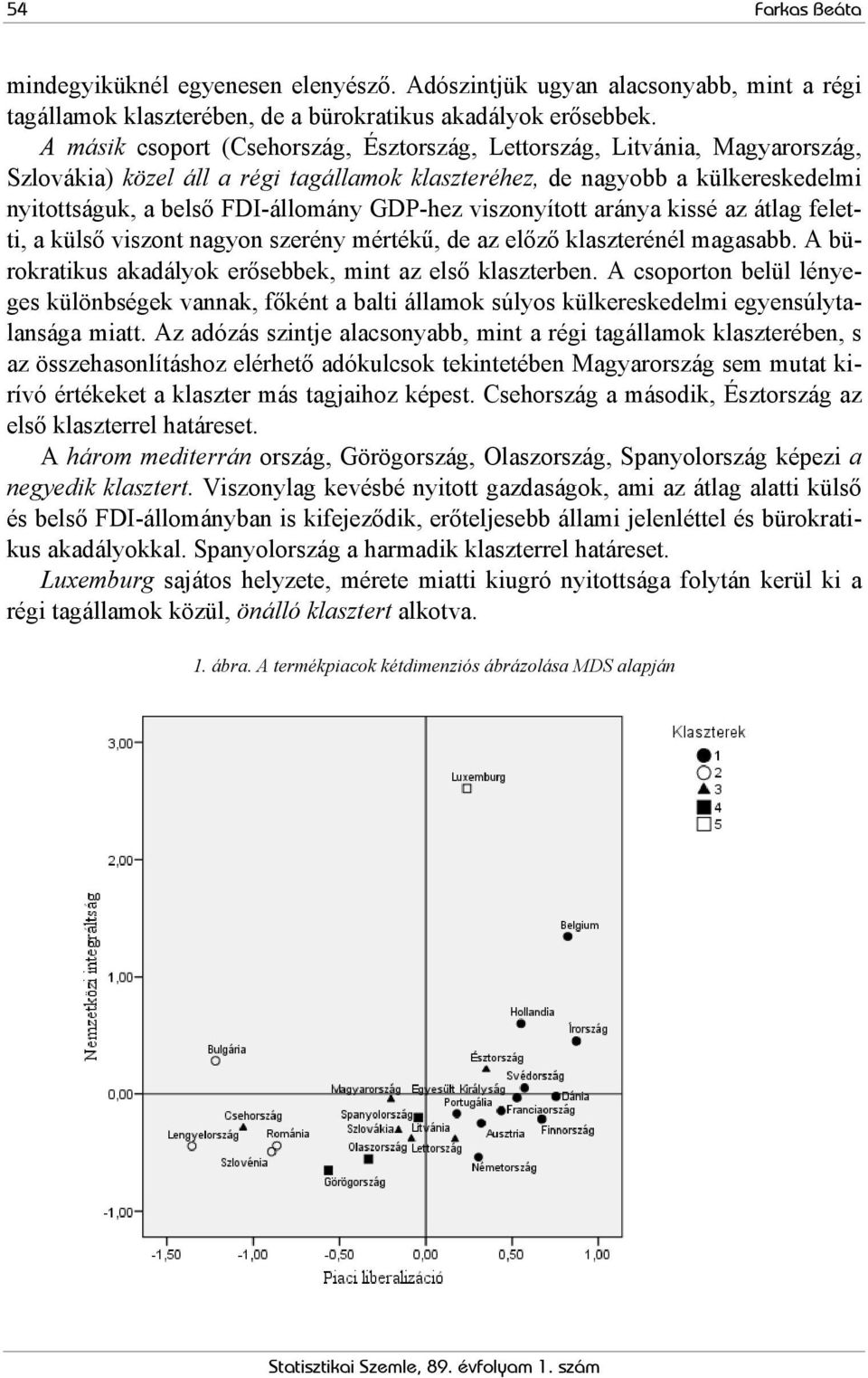 GDP-hez viszonyított aránya kissé az átlag feletti, a külső viszont nagyon szerény mértékű, de az előző klaszterénél magasabb. A bürokratikus akadályok erősebbek, mint az első klaszterben.