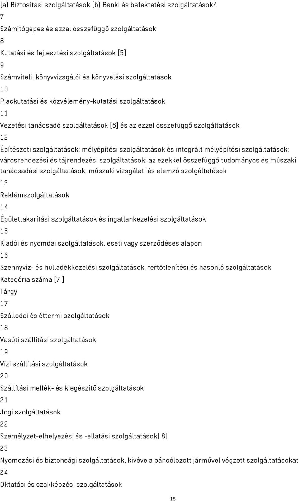 mélyépítési szolgáltatások és integrált mélyépítési szolgáltatások; városrendezési és tájrendezési szolgáltatások; az ezekkel összefüggő tudományos és műszaki tanácsadási szolgáltatások; műszaki