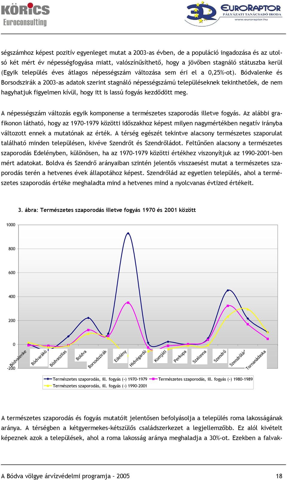 Bódvalenke és Borsodszirák a 2003-as adatok szerint stagnáló népességszámú településeknek tekinthetőek, de nem hagyhatjuk figyelmen kívül, hogy itt is lassú fogyás kezdődött meg.