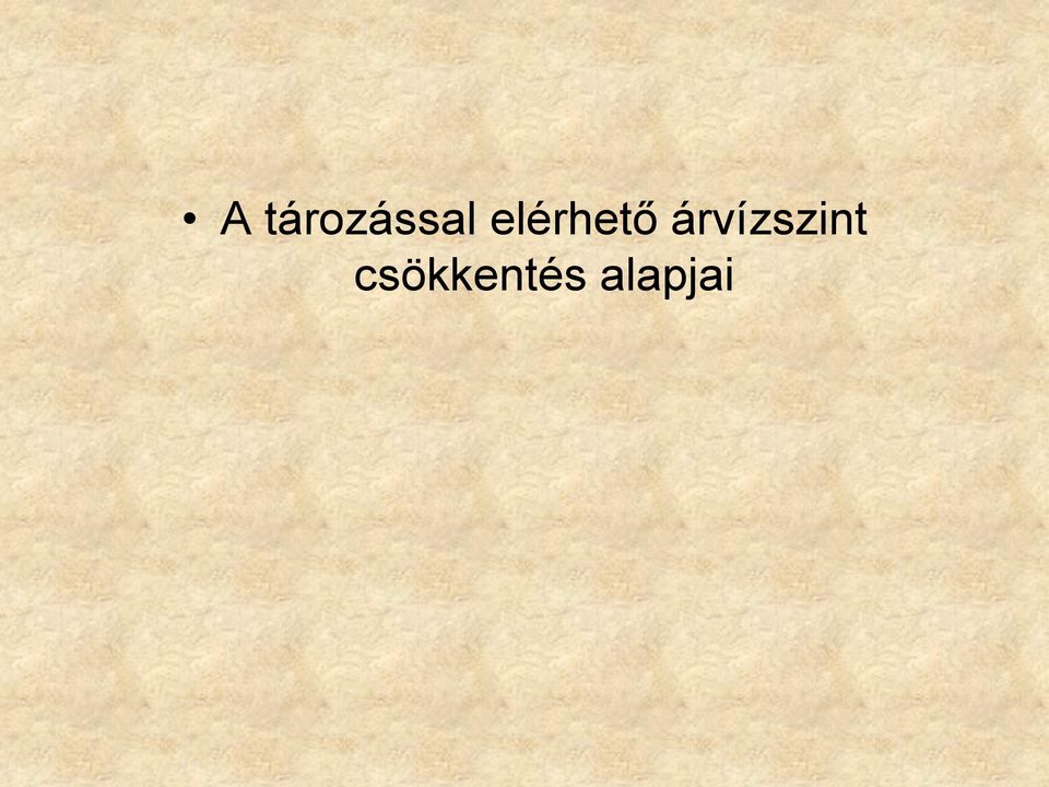 árvízszint