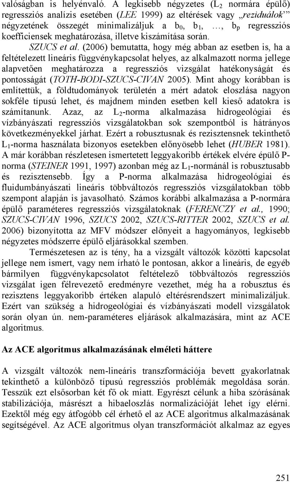 kszámítása során. SZUCS et al.