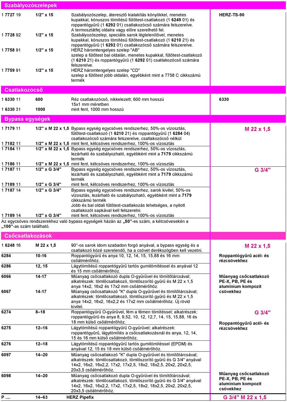 1 7728 92 1/2" x 15 Szabályozószelep, speciális sarok légtelenítővel, menetes kupakkal, kónuszos tömítésű fűtőtest-csatlakozó (1 6210 21) és roppantógyűrű (1 6292 01) csatlakozócső számára