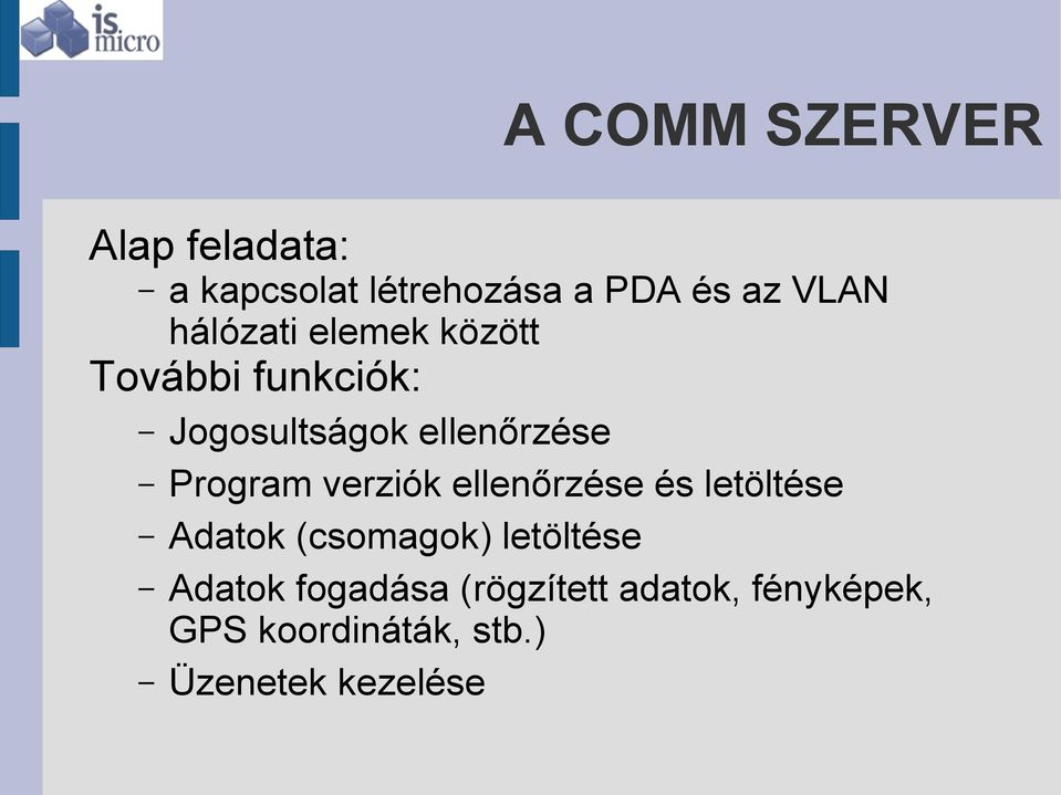 Program verziók ellenőrzése és letöltése Adatok (csomagok) letöltése