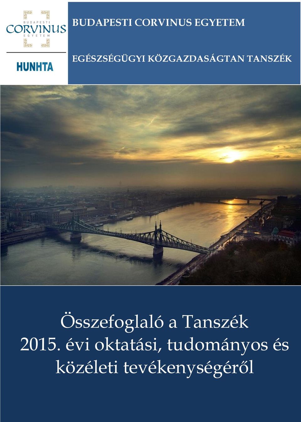 Összefoglaló a Tanszék 2015.