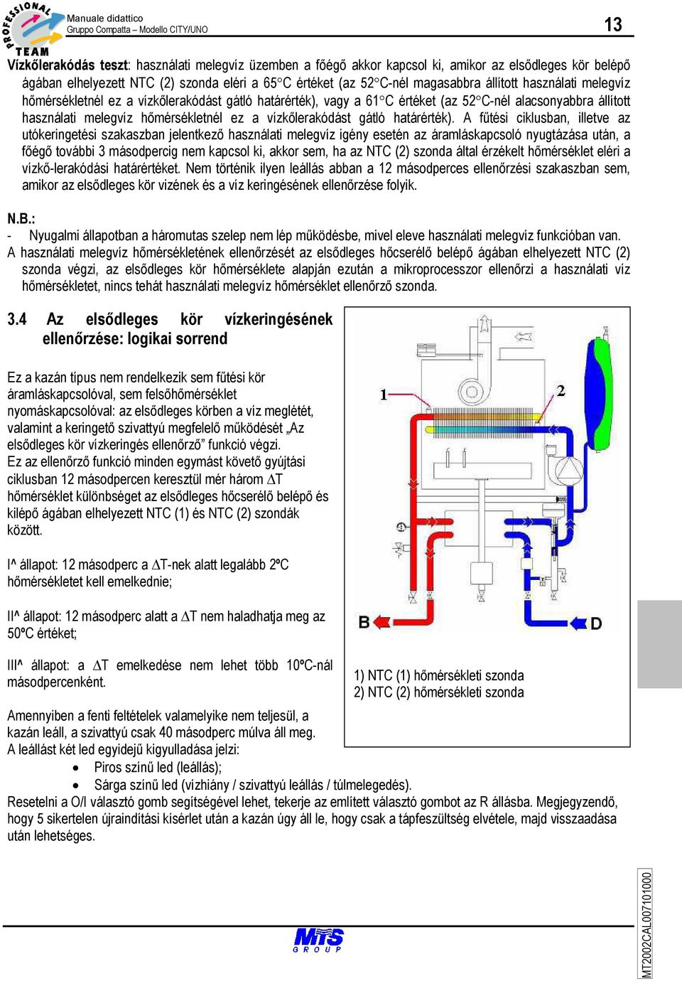 melegvíz hőmérsékletnél ez a vízkőlerakódást gátló határérték).