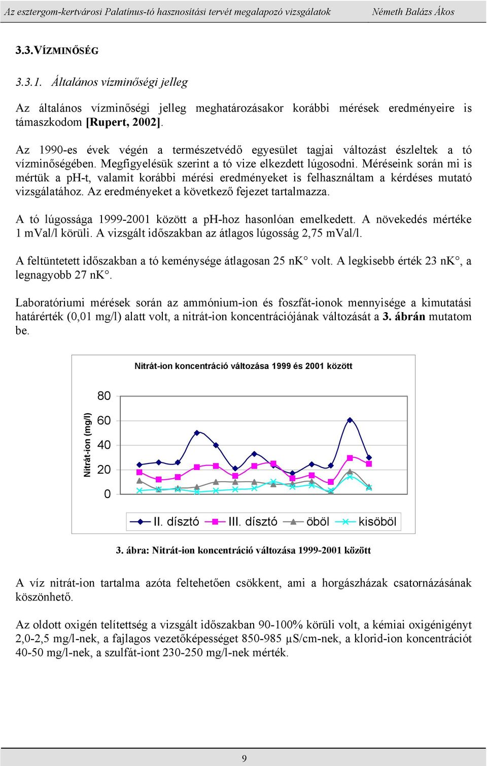 Méréseink során mi is mértük a ph-t, valamit korábbi mérési eredményeket is felhasználtam a kérdéses mutató vizsgálatához. Az eredményeket a következő fejezet tartalmazza.