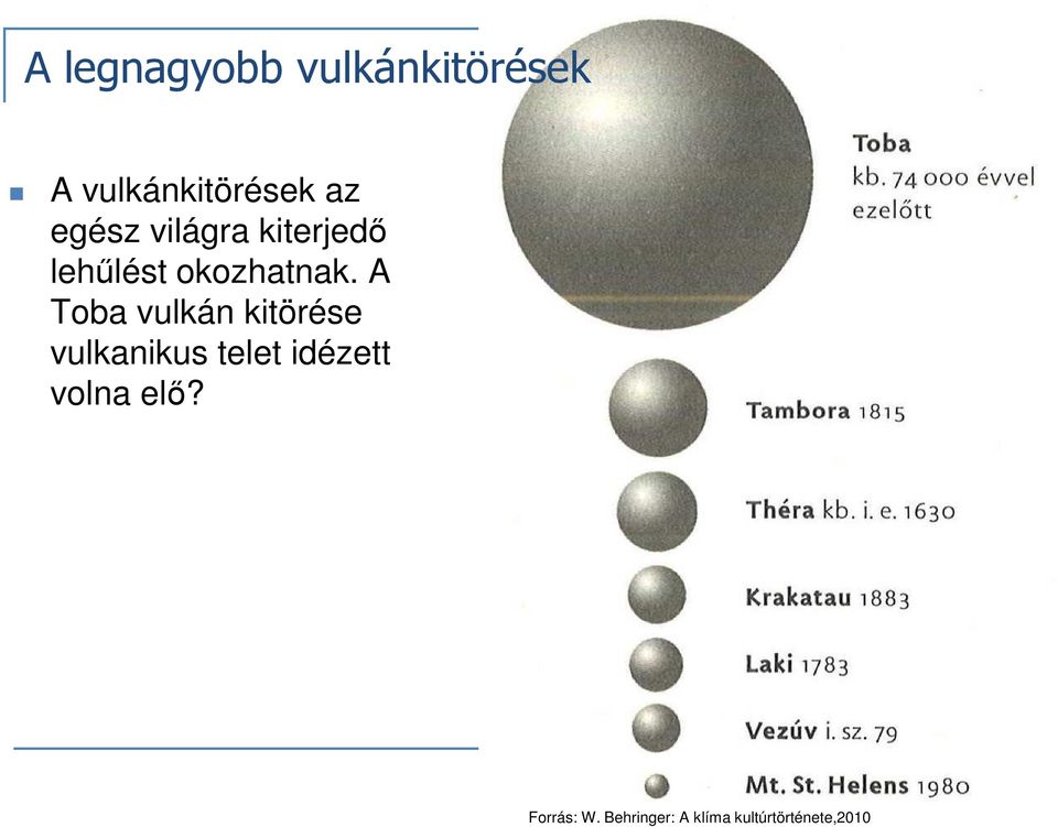 kiterjedő lehűlést okozhatnak.