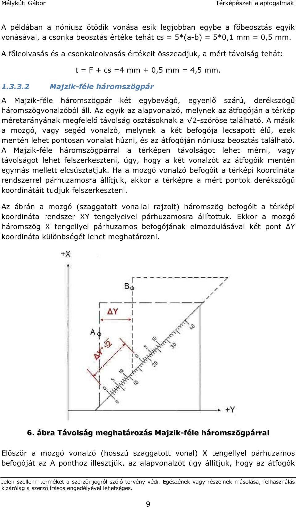 3.2 Majzik-féle háromszögpár A Majzik-féle háromszögpár két egybevágó, egyenlő szárú, derékszögű háromszögvonalzóból áll.