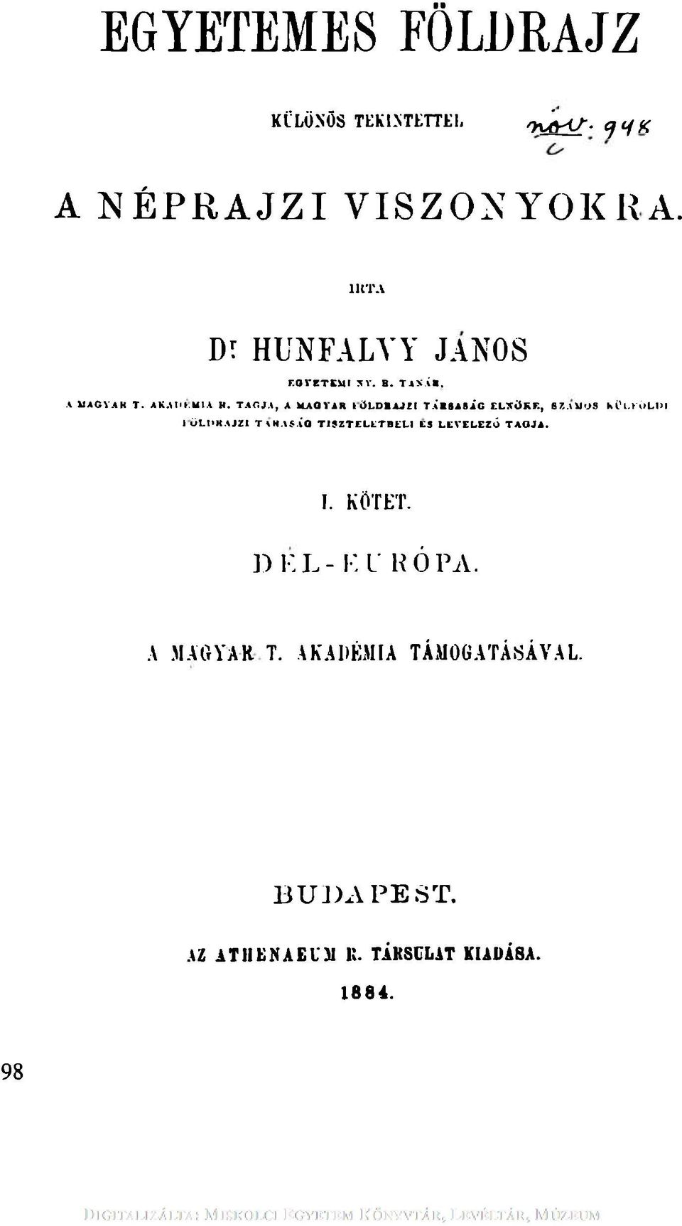 l, AMAOVARIÜLD1AJII TÁ18A8ÍC EL5ÖKF., SZ.til'JS kol.t'óldi IÜLPKAJZI T\H.\5.