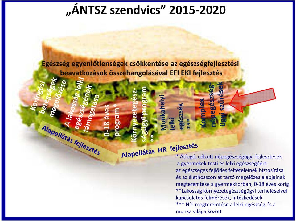 egészségéért: az egészséges fejlődés feltételeinek biztosítása és az élethosszon át tartó megelőzés alapjainak megteremtése a gyermekkorban, 0-18