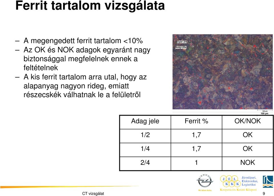 tartalom arra utal, hogy az alapanyag nagyon rideg, emiatt részecskék válhatnak