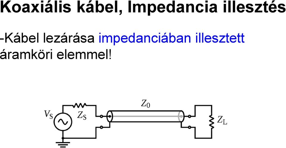 -Kábel lezárása