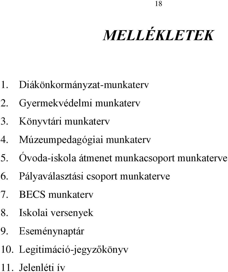 Óvoda-iskola átmenet munkacsoport munkaterve 6.