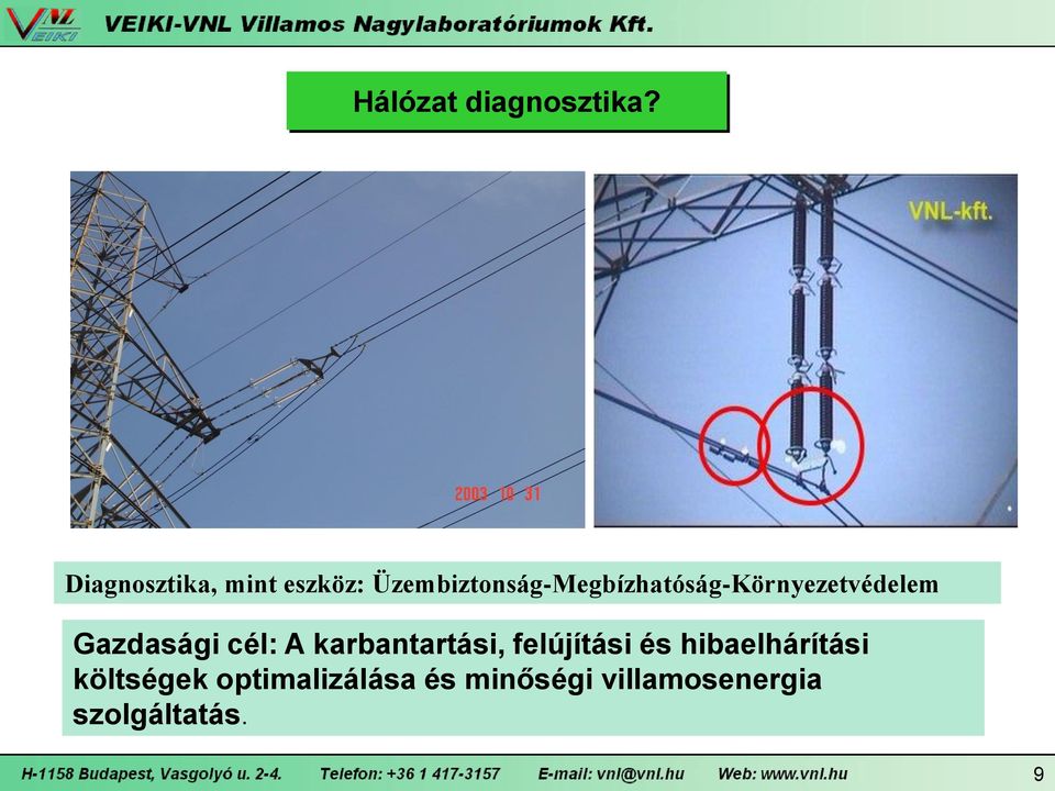 Üzembiztonság-Megbízhatóság-Környezetvédelem Gazdasági