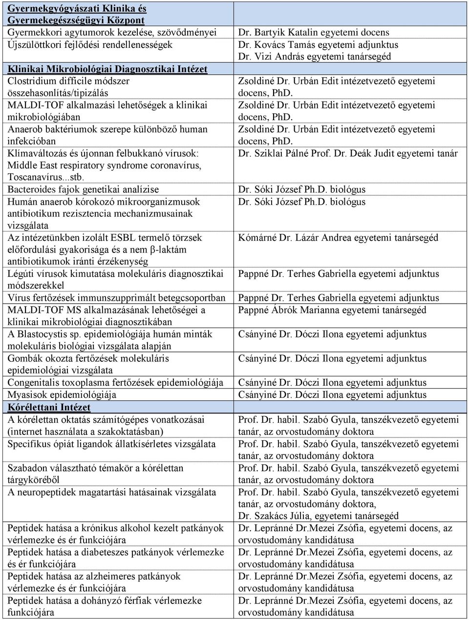 felbukkanó vírusok: Middle East respiratory syndrome coronavírus, Toscanavírus...stb.