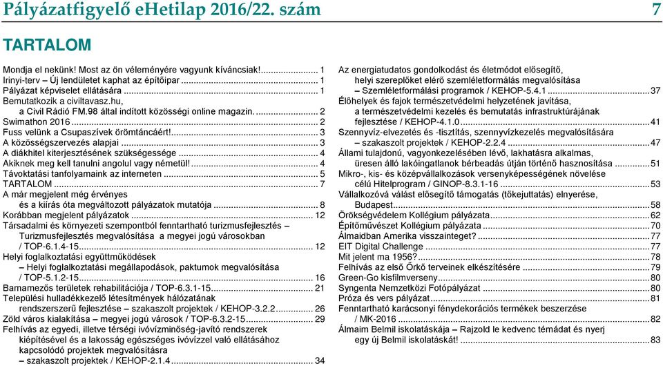 .. 3 A diákhitel kiterjesztésének szükségessége... 4 Akiknek meg kell tanulni angolul vagy németül!... 4 Távoktatási tanfolyamaink az interneten... 5 TARTALOM.