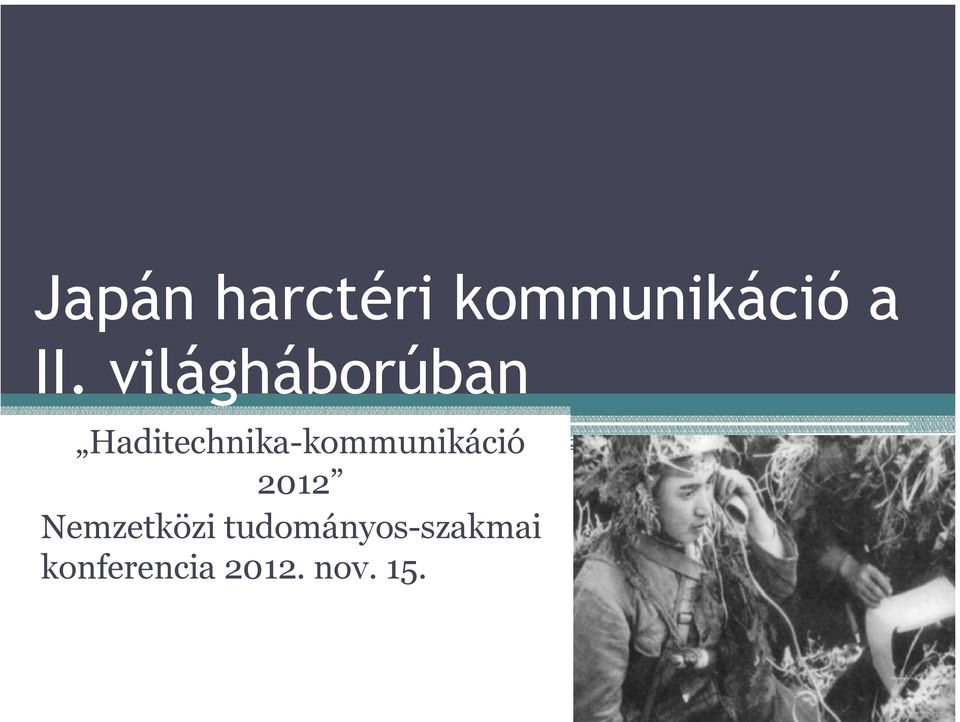 Haditechnika-kommunikáció 2012