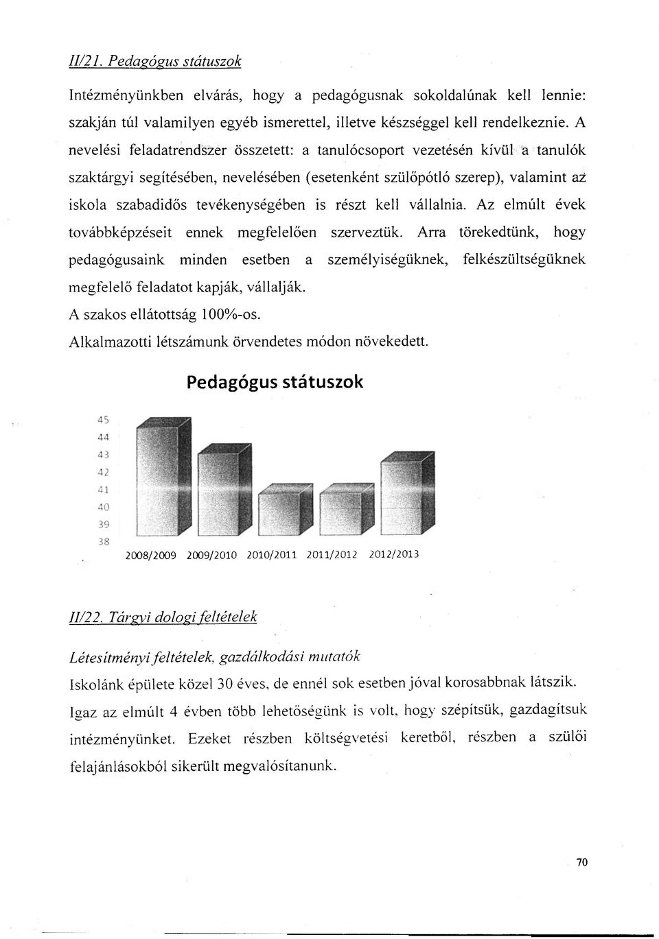 részt kell vállalnia. Az elmúlt évek továbbképzéseit ennek megfelelően szerveztük.