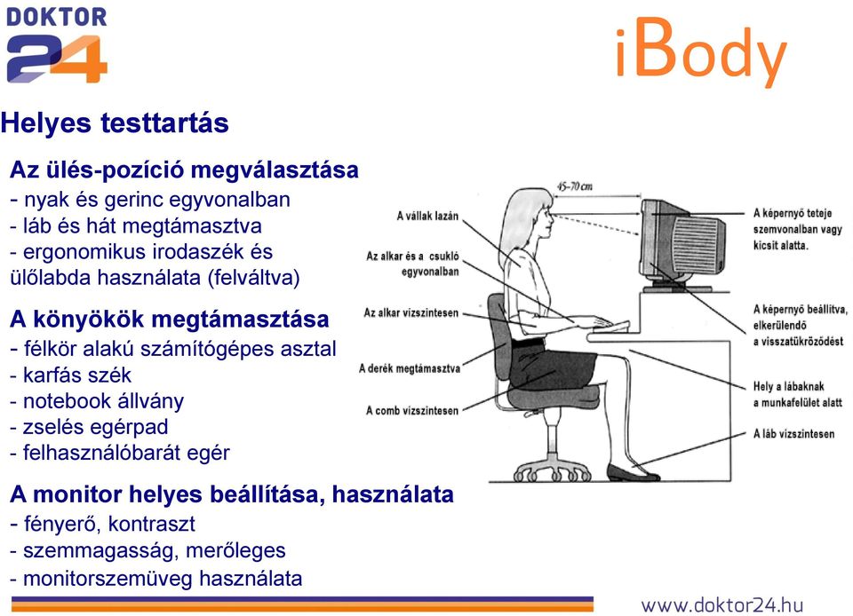 félkör alakú számítógépes asztal - karfás szék - notebook állvány - zselés egérpad - felhasználóbarát