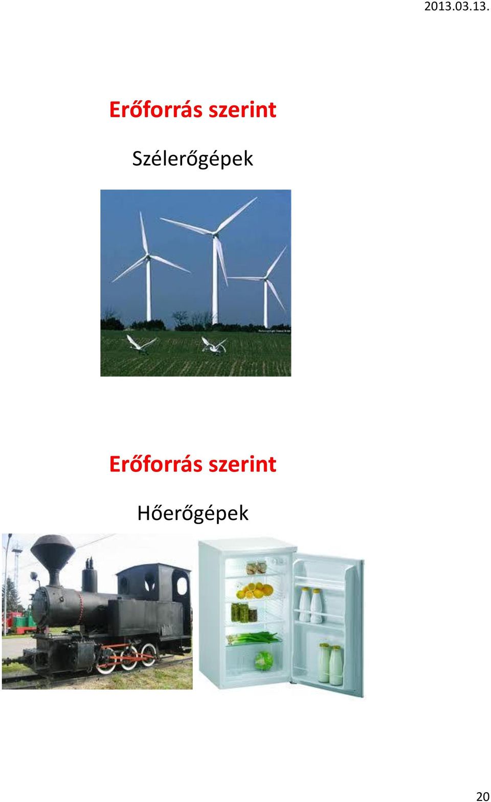 Szélerőgépek  