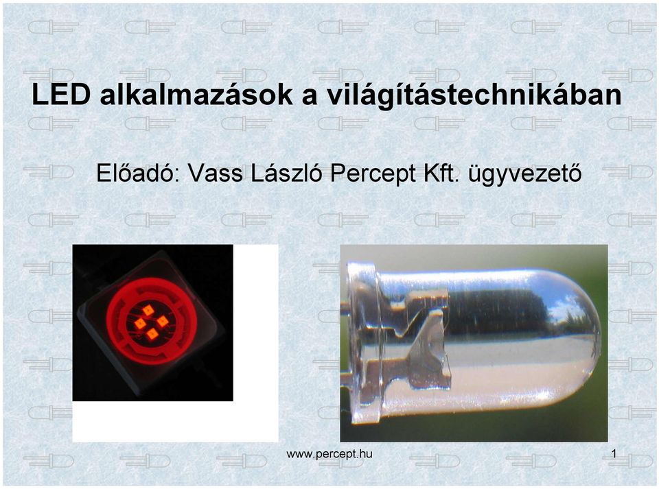 Előadó: Vass László