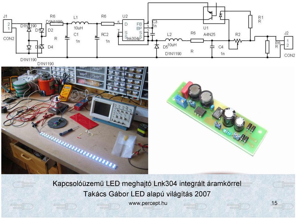 Takács Gábor LED alapú