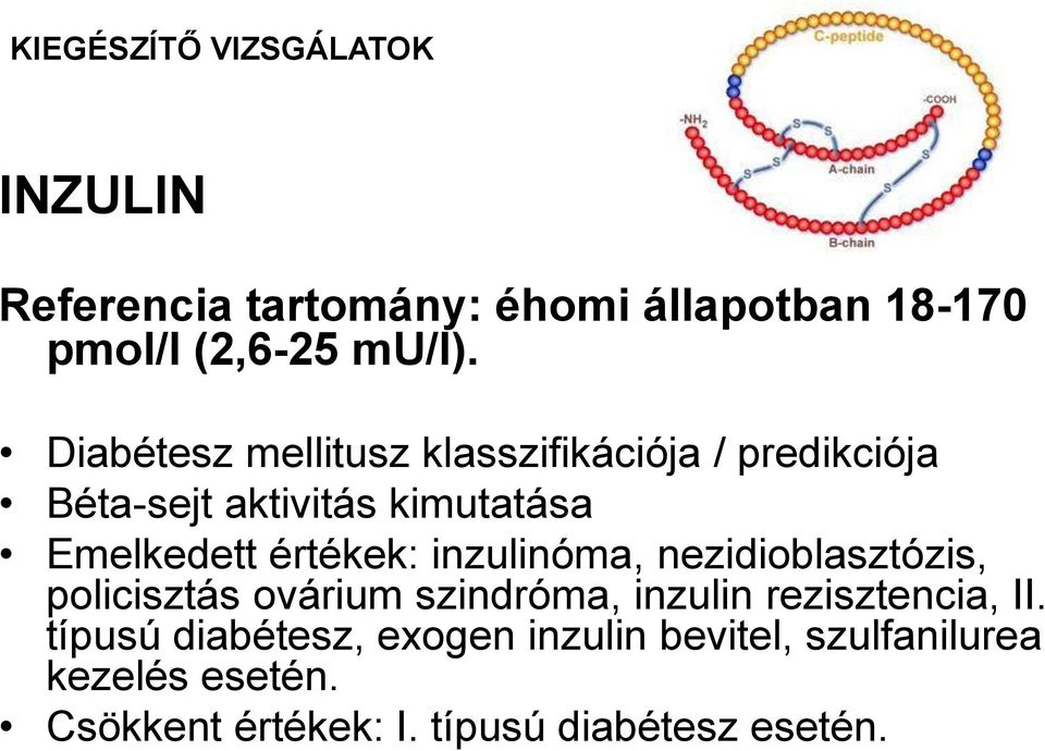 inzulinóma, nezidioblasztózis, policisztás ovárium szindróma, inzulin rezisztencia, II.