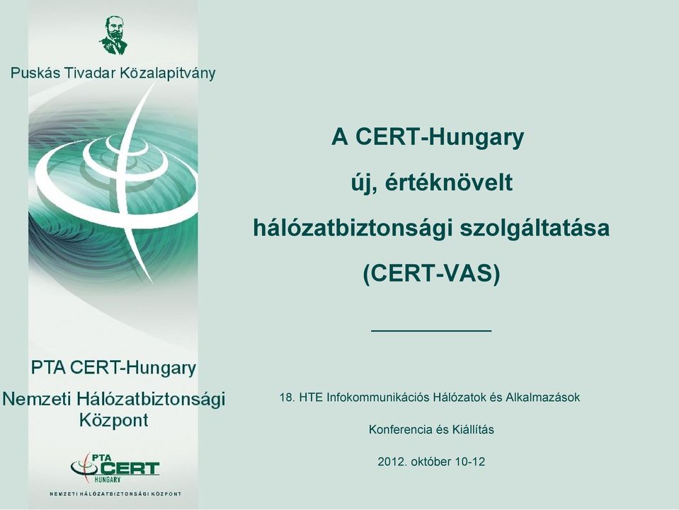 18. HTE Infokommunikációs Hálózatok és