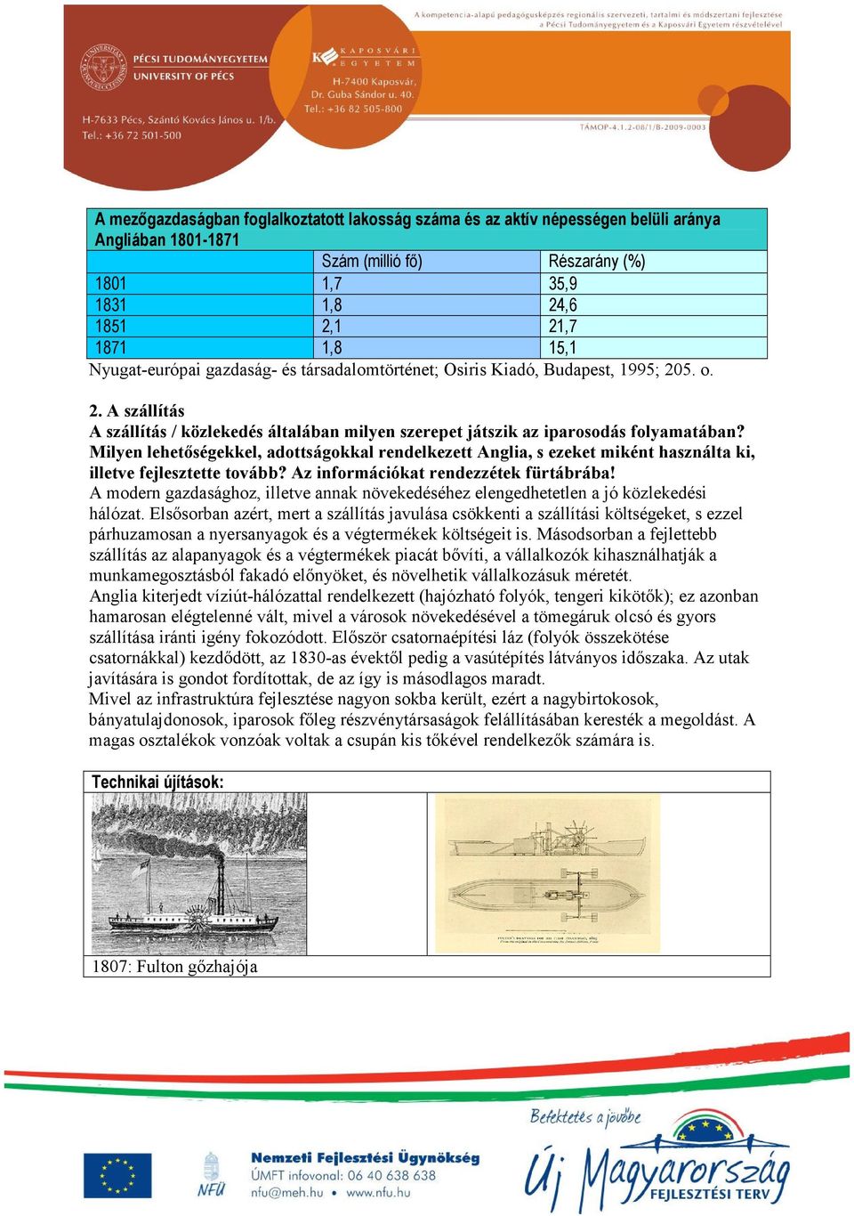 Milyen lehetőségekkel, adottságokkal rendelkezett Anglia, s ezeket miként használta ki, illetve fejlesztette tovább? Az információkat rendezzétek fürtábrába!