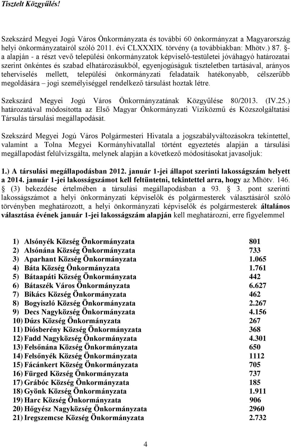 teherviselés mellett, települési önkormányzati feladataik hatékonyabb, célszerűbb megoldására jogi személyiséggel rendelkező társulást hoztak létre.